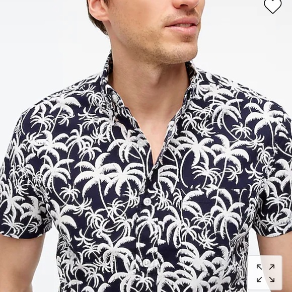 NWT J. Crew Factory Slim Short Sleeve Shirt - Picture 4 of 8